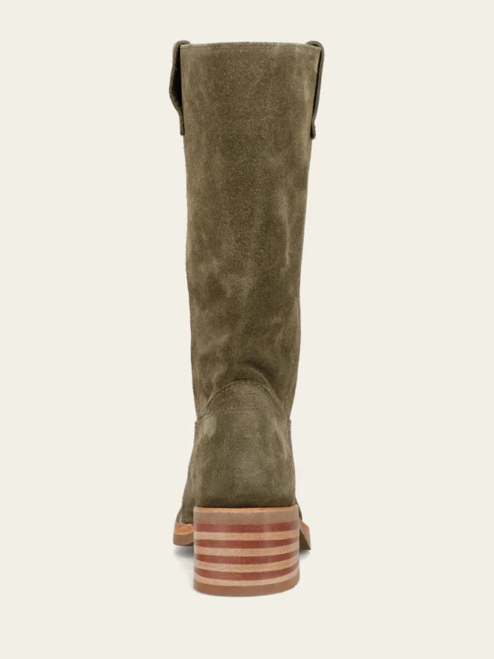 Frye Campus 12R Women’s Suede Leather Boots in Olive Size US 8.5M NIB - Picture 6 of 8